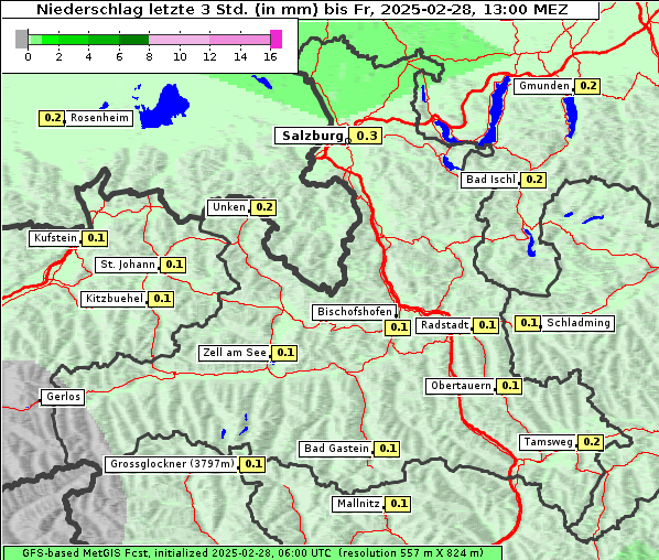 Niederschlag, 28. 2. 2025