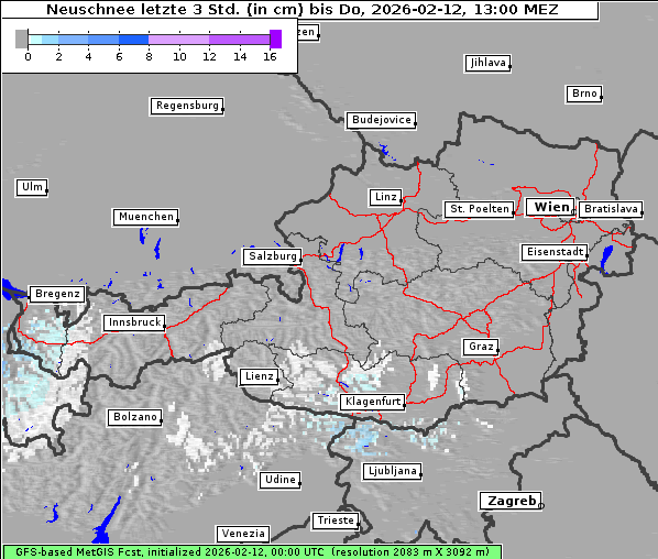 Neuschnee, 12. 2. 2026