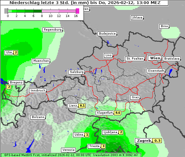 Niederschlag, 12. 2. 2026