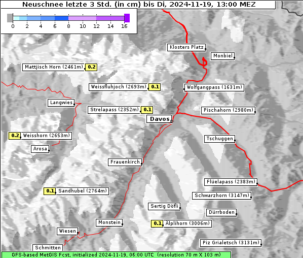 Neuschnee, 19. 11. 2024