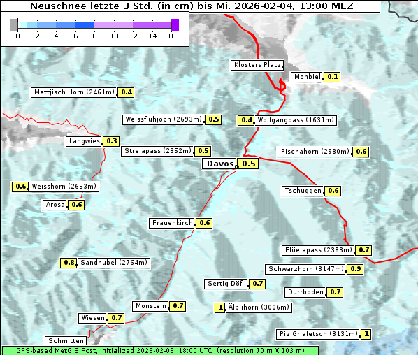 Neuschnee, 4. 2. 2026
