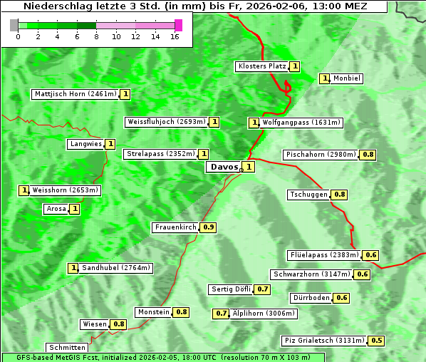 Niederschlag, 6. 2. 2026