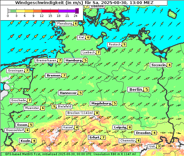 Wind, 30. 8. 2025