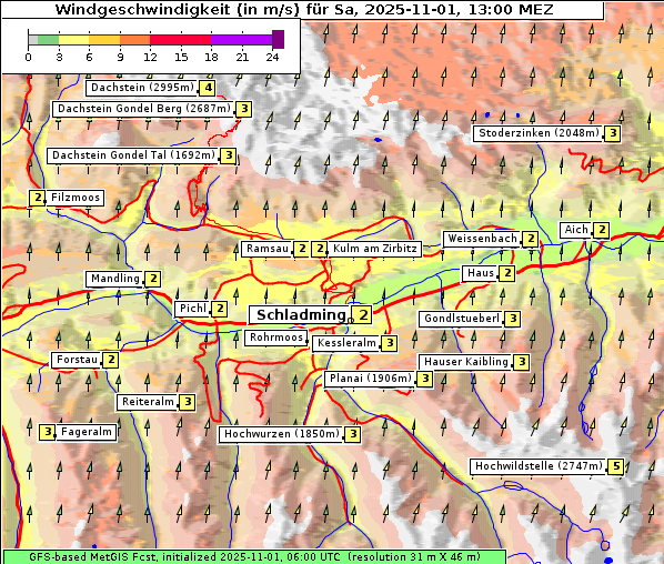 Wind, 1. 11. 2025