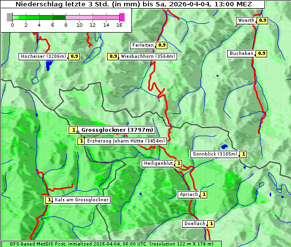 Niederschlag, 4. 4. 2026