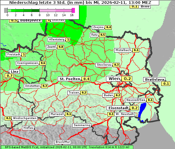 Niederschlag, 11. 2. 2026