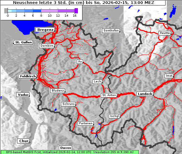 Neuschnee, 15. 2. 2026