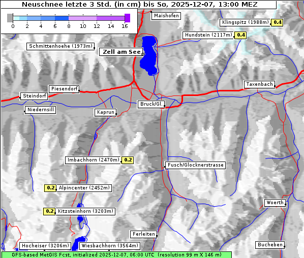 Neuschnee, 7. 12. 2025