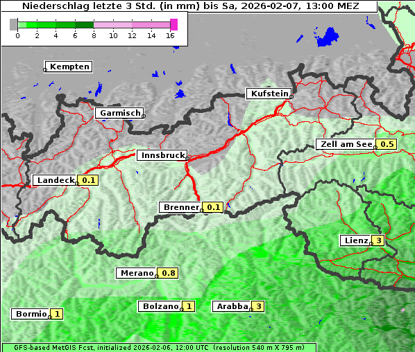 Niederschlag, 7. 2. 2026
