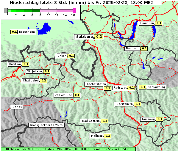 Niederschlag, 28. 2. 2025