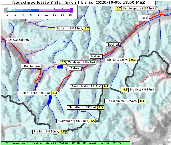 Neuschnee, 5. 10. 2025