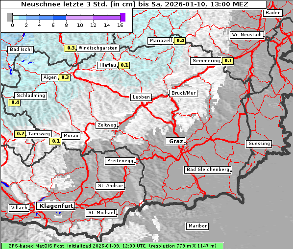 Neuschnee, 10. 1. 2026