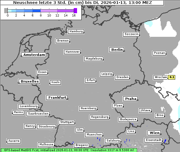 Neuschnee, 13. 1. 2026