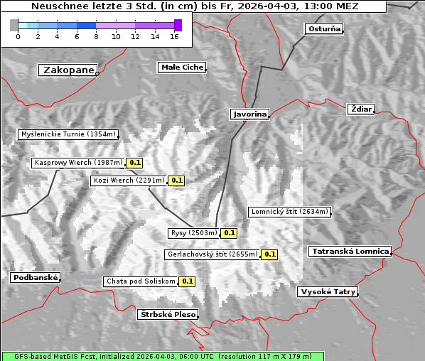 Neuschnee, 3. 4. 2026