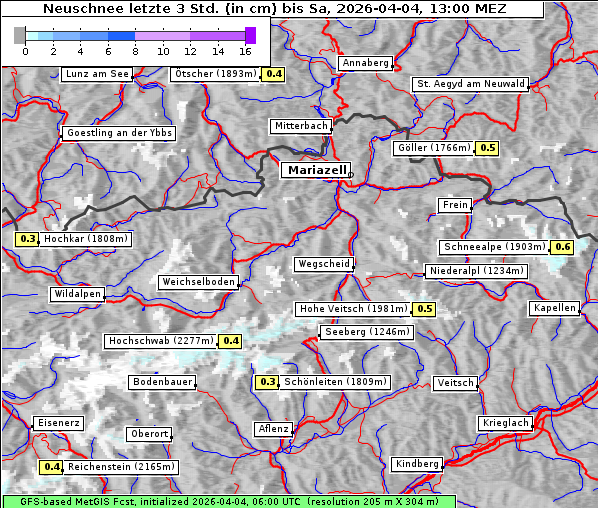 Neuschnee, 4. 4. 2026