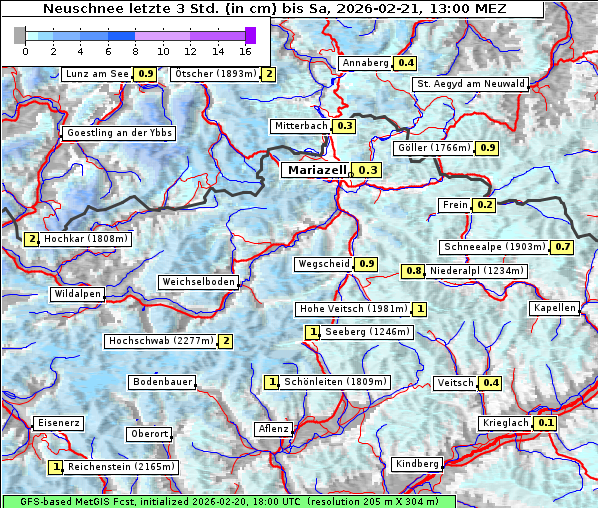 Neuschnee, 21. 2. 2026