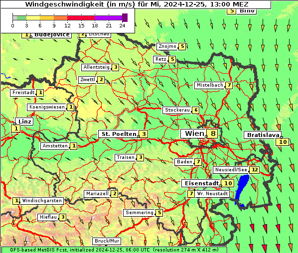 Wind, 25. 12. 2024