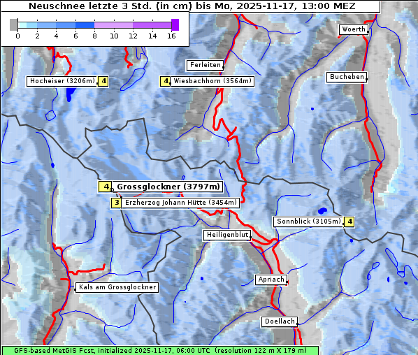 Neuschnee, 17. 11. 2025