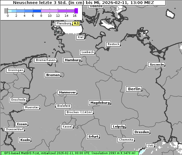 Neuschnee, 11. 2. 2026