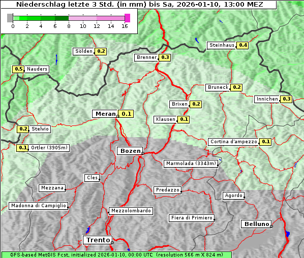 Niederschlag, 10. 1. 2026