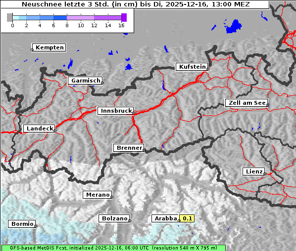 Neuschnee, 16. 12. 2025