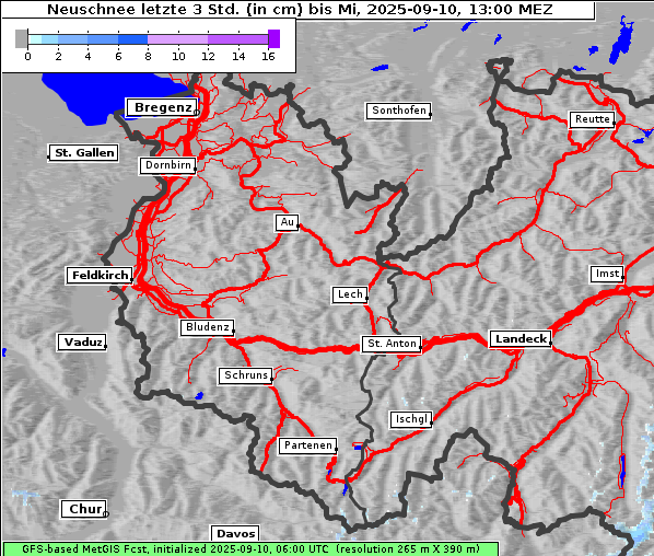 Neuschnee, 10. 9. 2025