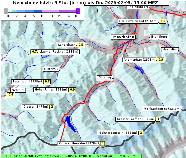 Neuschnee, 5. 2. 2026