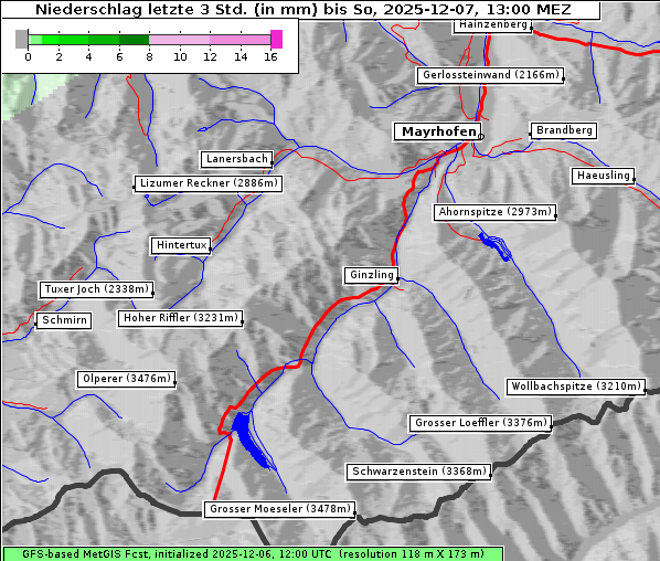 Niederschlag, 7. 12. 2025