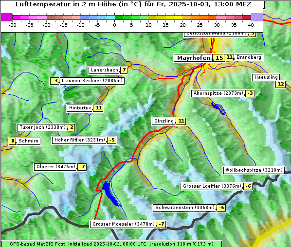 Temperatur, 3. 10. 2025