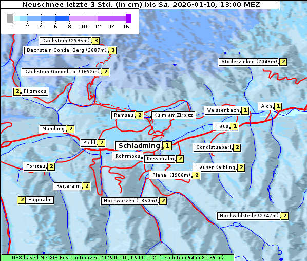 Neuschnee, 10. 1. 2026