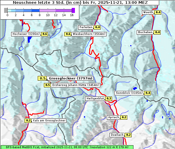 Neuschnee, 21. 11. 2025