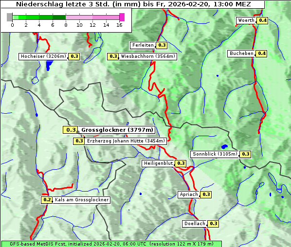 Niederschlag, 20. 2. 2026