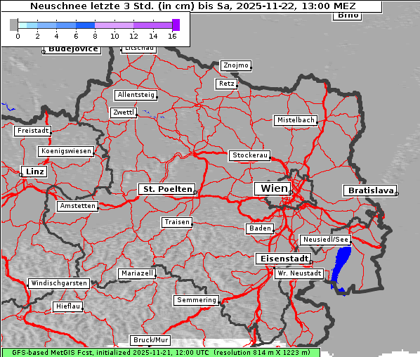 Neuschnee, 22. 11. 2025