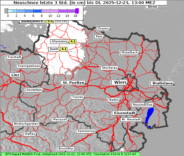 Neuschnee, 23. 12. 2025