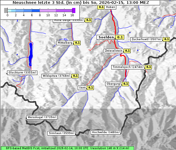 Neuschnee, 15. 2. 2026