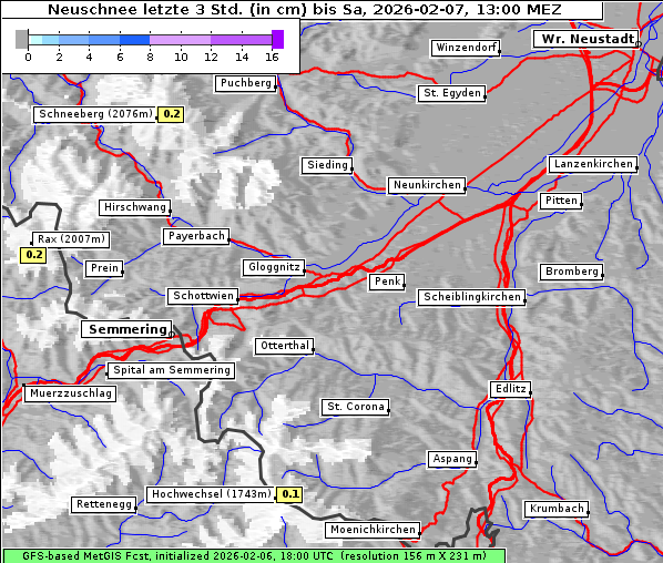 Neuschnee, 7. 2. 2026