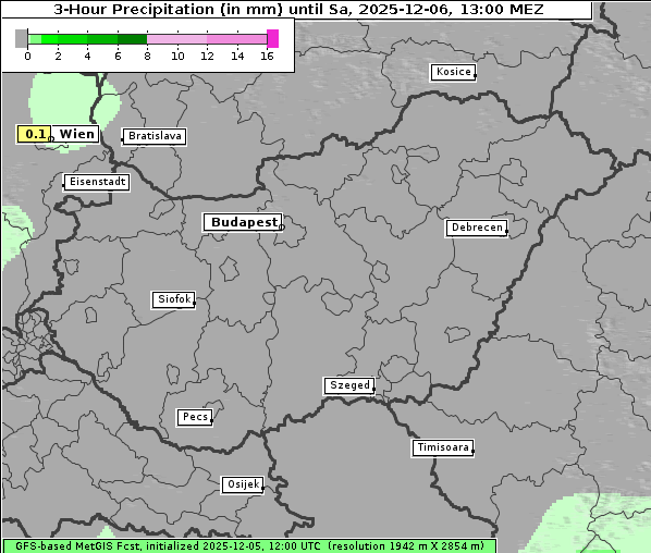 Niederschlag, 6. 12. 2025
