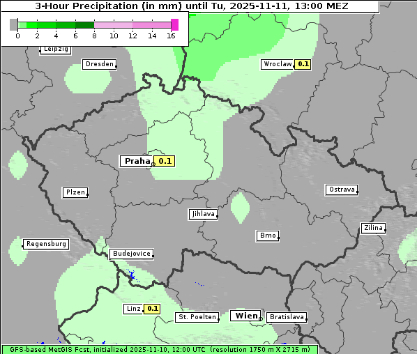 Niederschlag, 11. 11. 2025