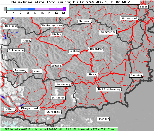 Neuschnee, 13. 2. 2026