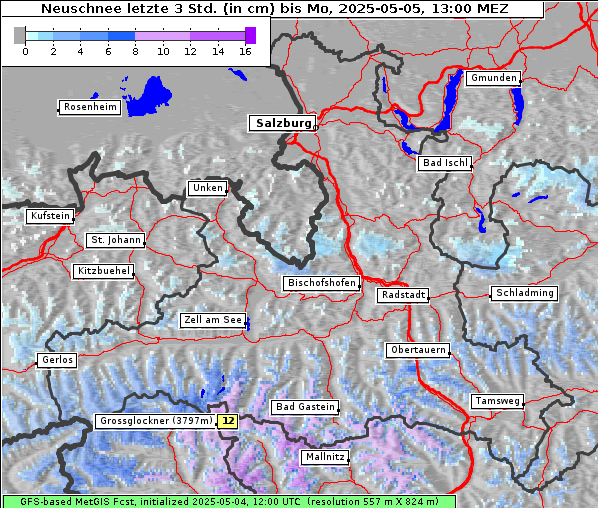 Neuschnee, 5. 5. 2025