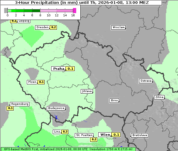 Niederschlag, 8. 1. 2026