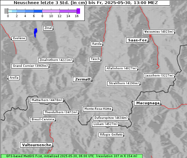 Neuschnee, 30. 5. 2025
