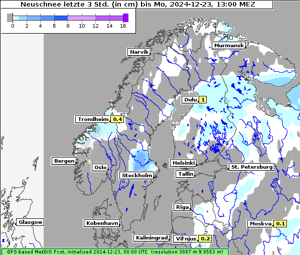 Neuschnee, 23. 12. 2024