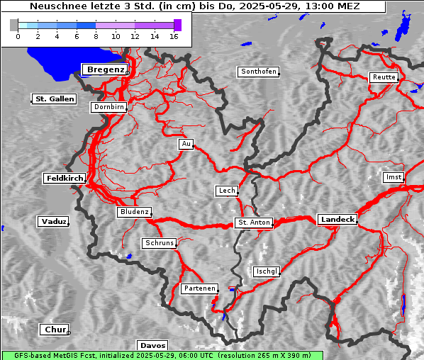 Neuschnee, 29. 5. 2025