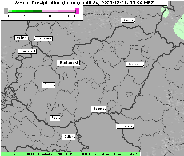 Niederschlag, 21. 12. 2025