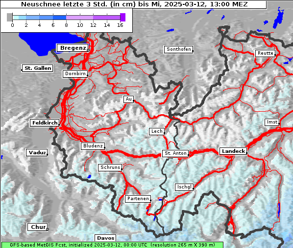 Neuschnee, 12. 3. 2025