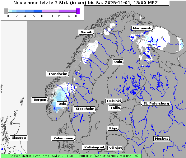 Neuschnee, 1. 11. 2025