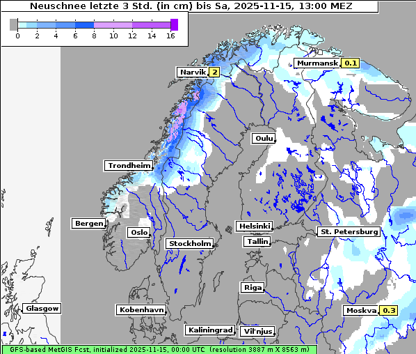 Neuschnee, 15. 11. 2025