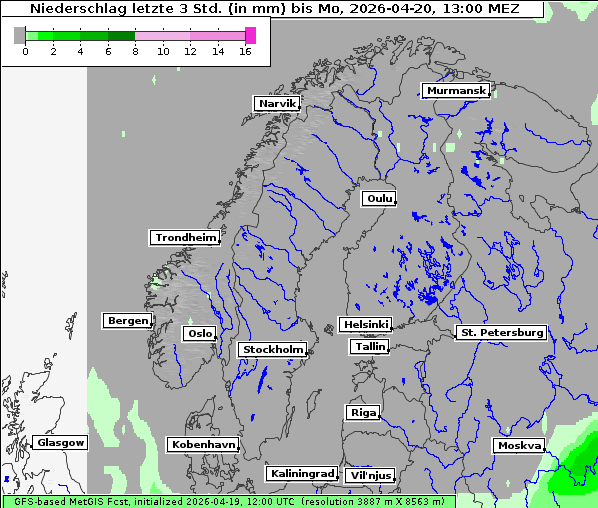 Niederschlag, 20. 4. 2026