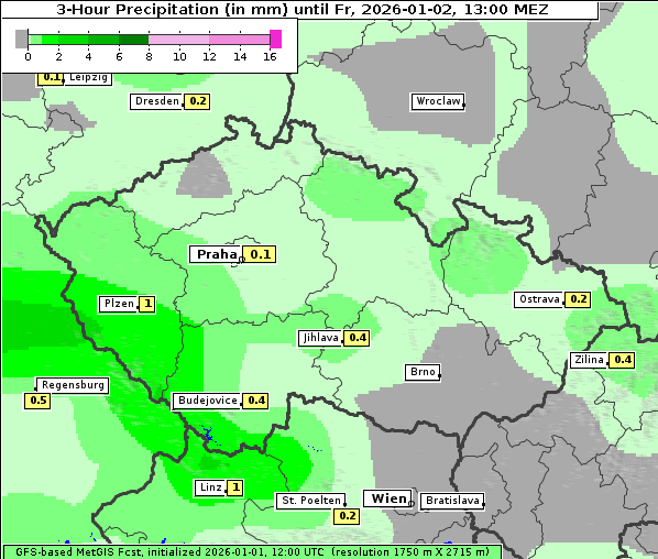 Niederschlag, 2. 1. 2026
